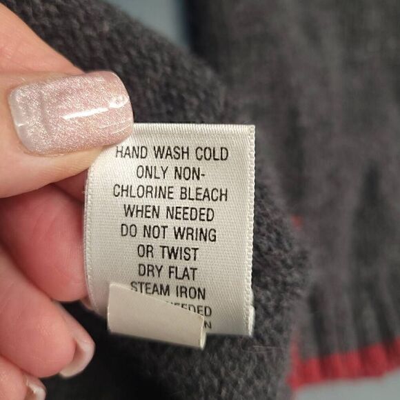 Croft & Barrow Christmas Cardinal Wool Angora Blend Zip Up Whimsical Sweater - Picture 11 of 12